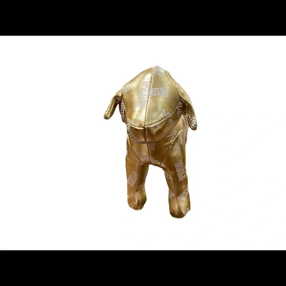 Victoria’s Secret PINK Gold Plush Dog (2014) - Picture 2 of 7